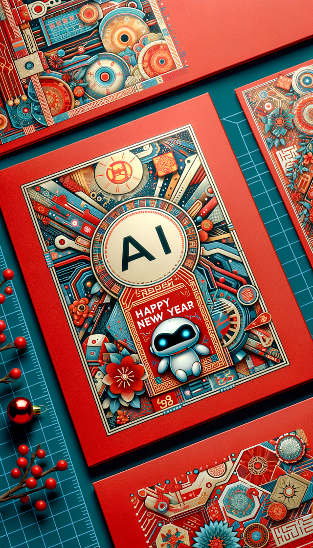 维谷AI红包封面，新年快乐