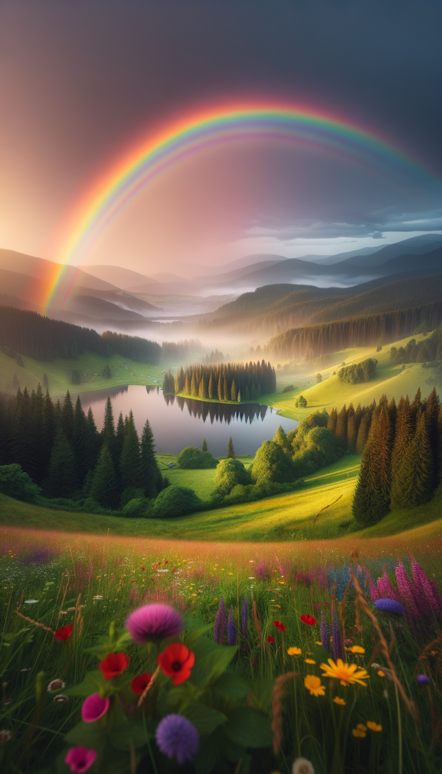 风景彩虹