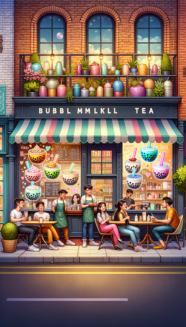 bubble milk tea shop