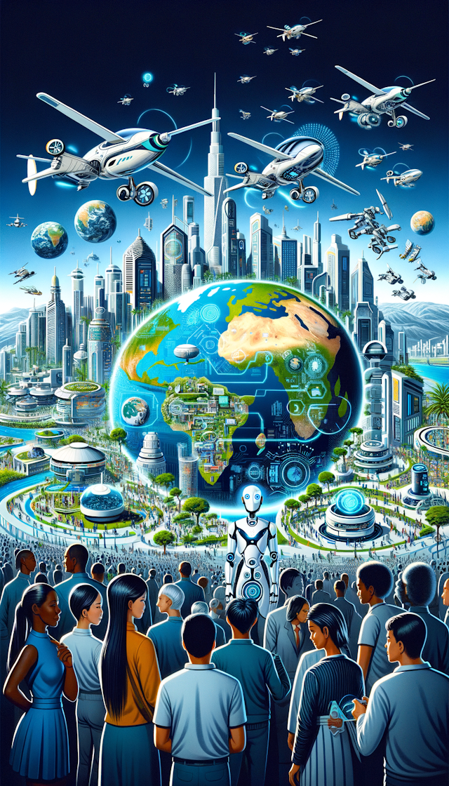 AI未来2050年的地球