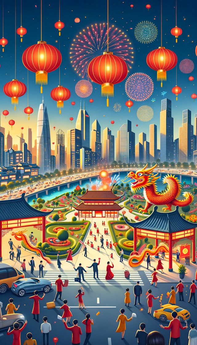 生产WPDI，关于城市设计、规划、建设，有喜庆的中国春节气氛的封面