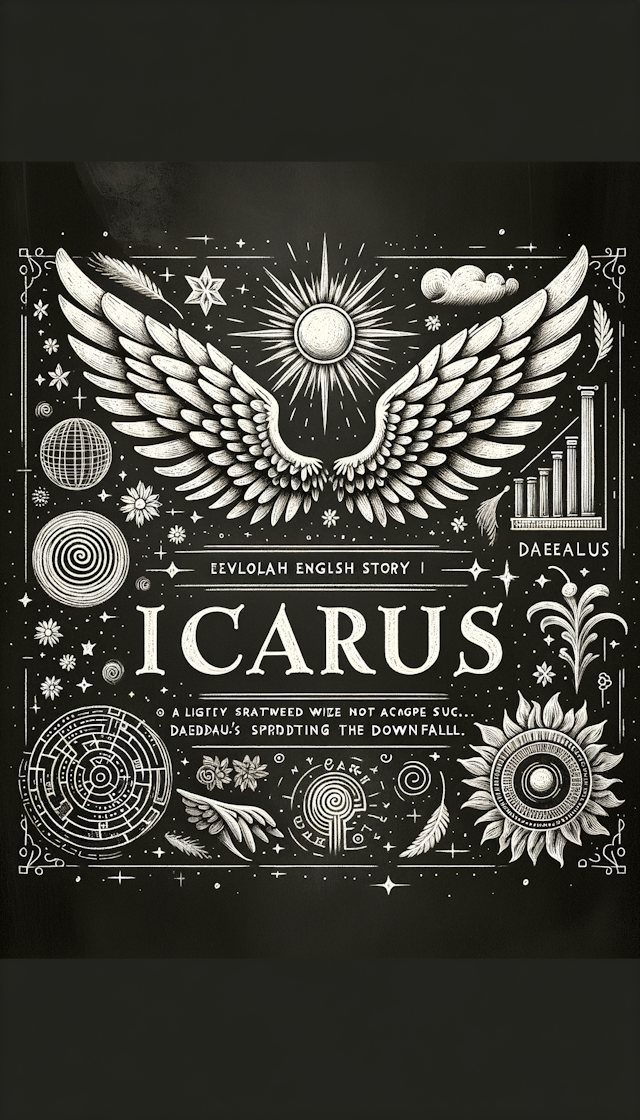 图片中包含有英文单词“Icarus”