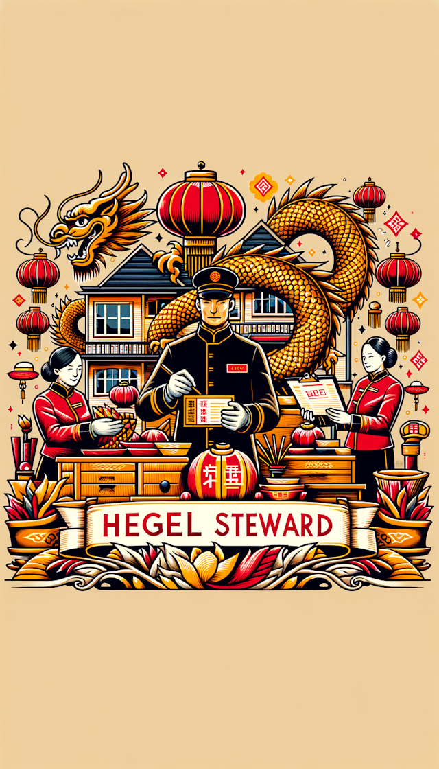 用于中国农历龙年，一个名叫海格管家的家政公司